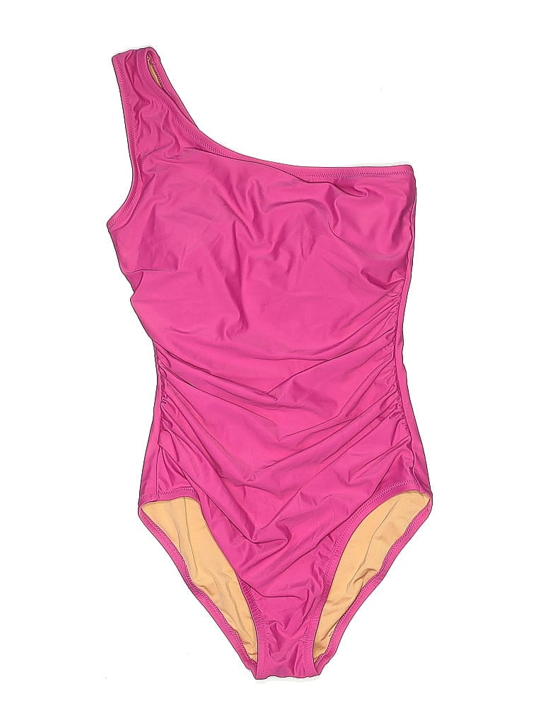 Click to view more detailed imagery on our partner's website Pre-owned Jcrew One Piece Swimsuit In Pink