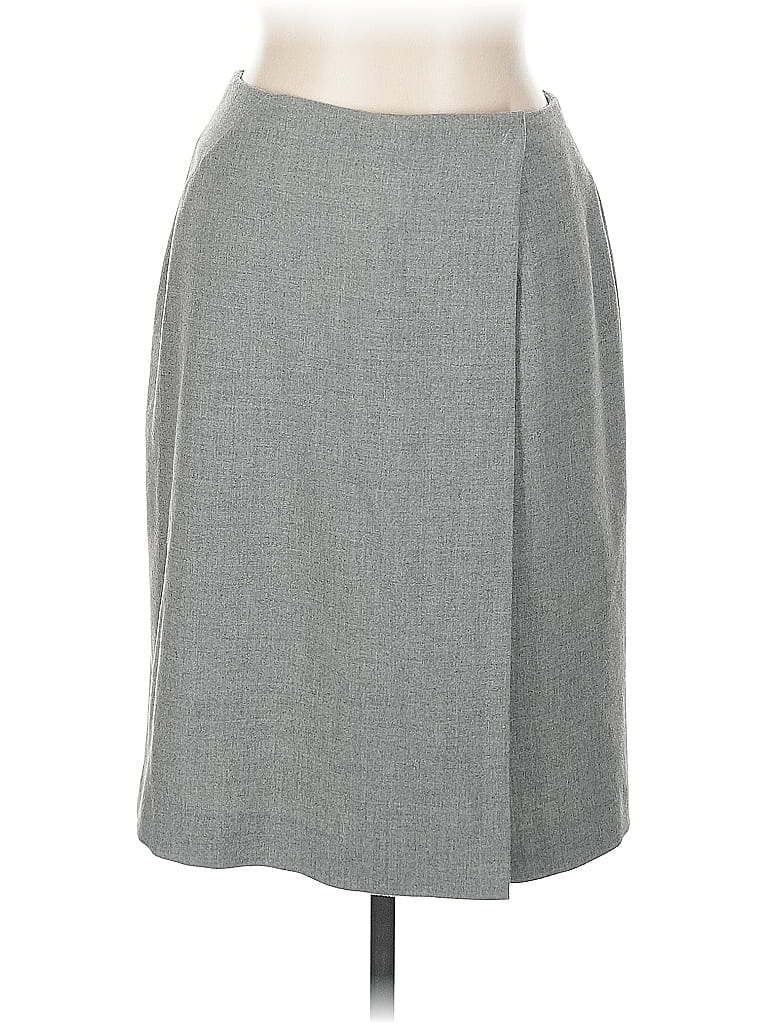 Click to view more detailed imagery on our partner's website Pre-owned Equipment Formal Skirt In Gray