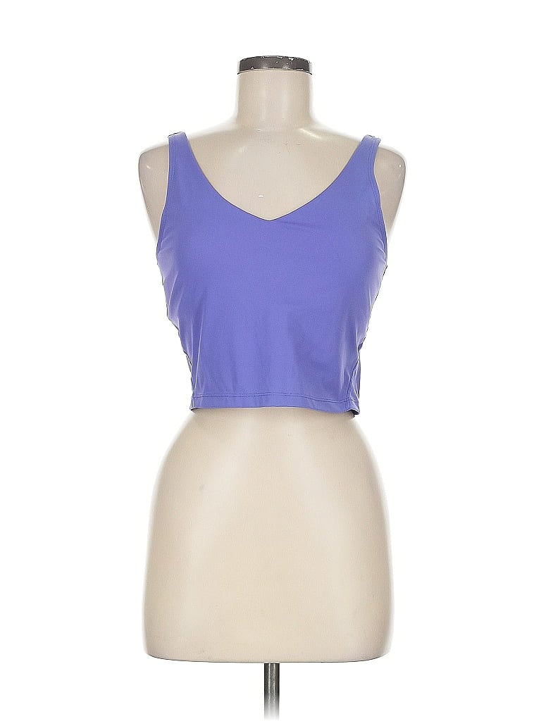 Pre-owned Unbranded Tank Top Purple Strapless Neckline Tops