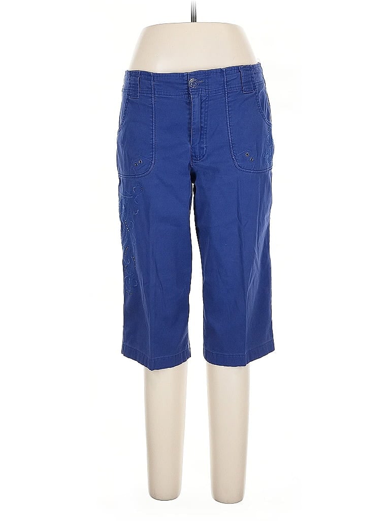 Pre-owned Gloria Vanderbilt Casual Pants In Blue