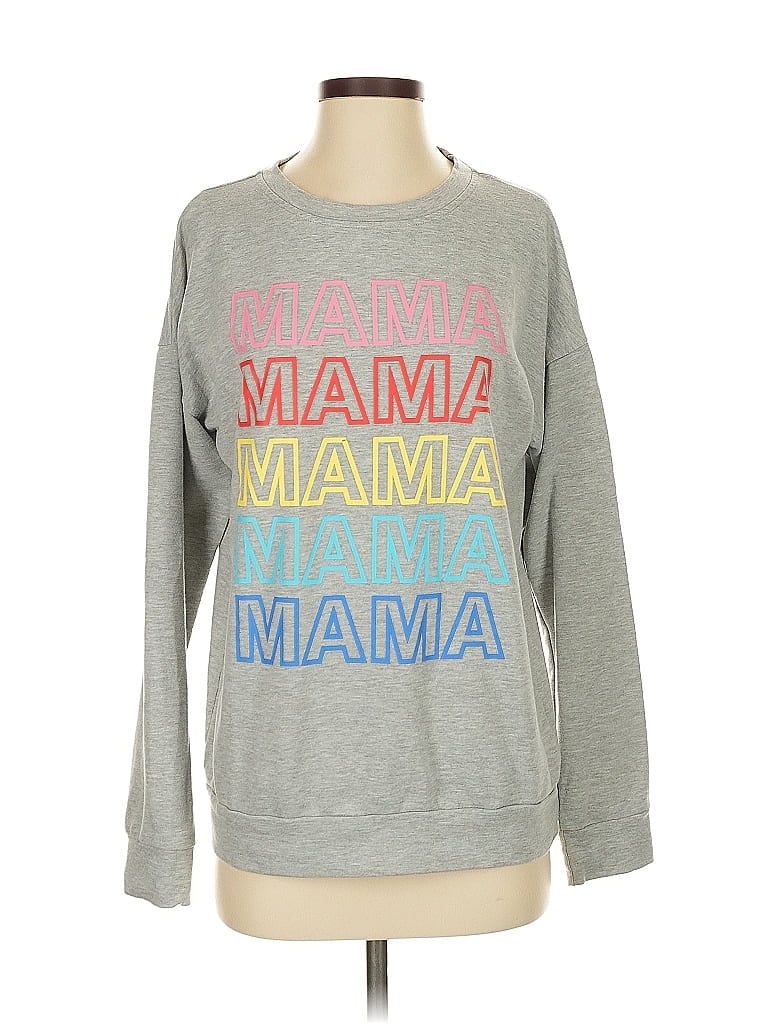 Pre-owned Unbranded Sweatshirt In Gray