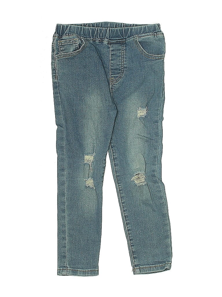 Pre-owned Shein Kids' Jeans In Blue