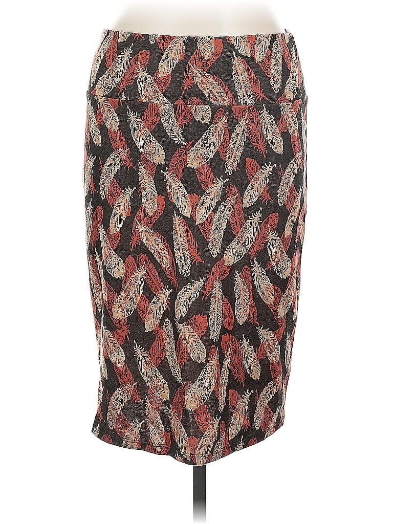 Pre-owned Lularoe Casual Skirt In Brown