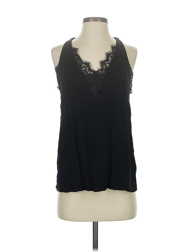 Pre-owned White Birch Sleeveless Blouse In Black
