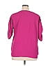 Como Blu 100% Polyester Pink 3/4 Sleeve Blouse Size XL - photo 2