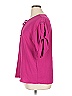 Como Blu 100% Polyester Pink 3/4 Sleeve Blouse Size XL - photo 5