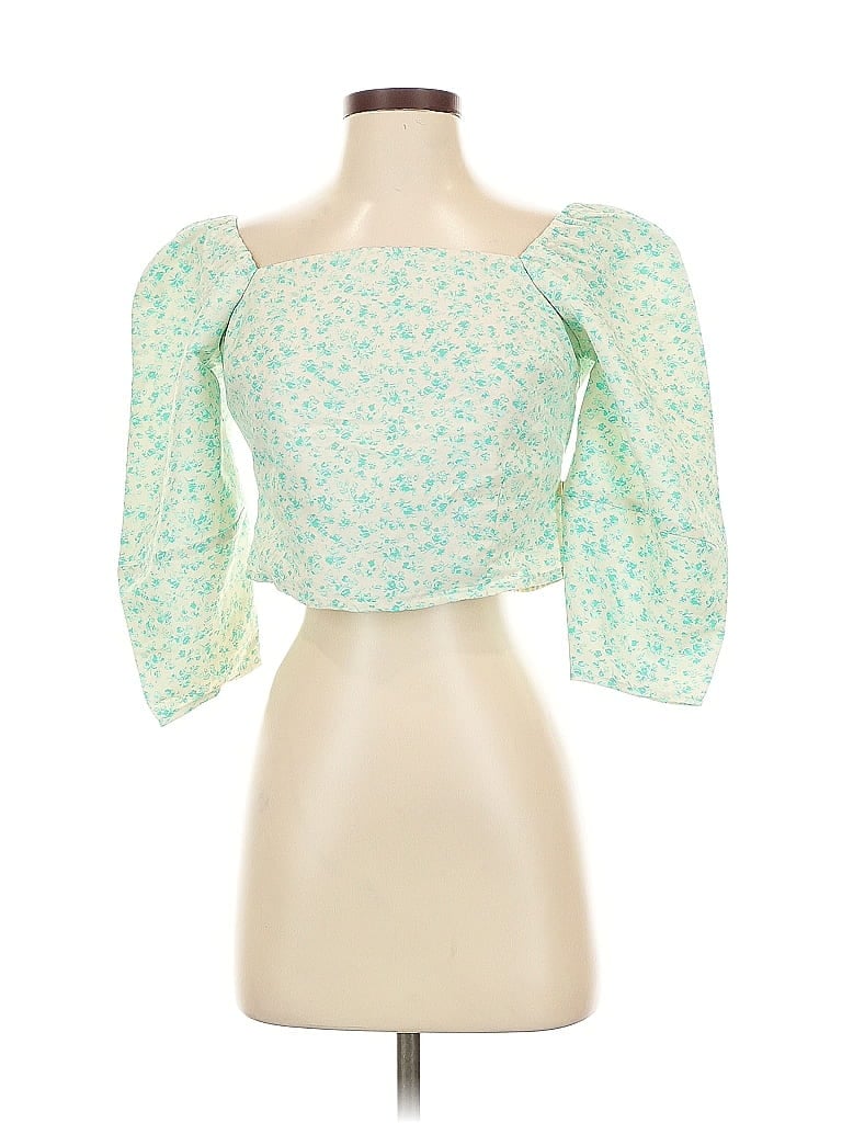 Levi's 3/4 Sleeve Blouse In Green