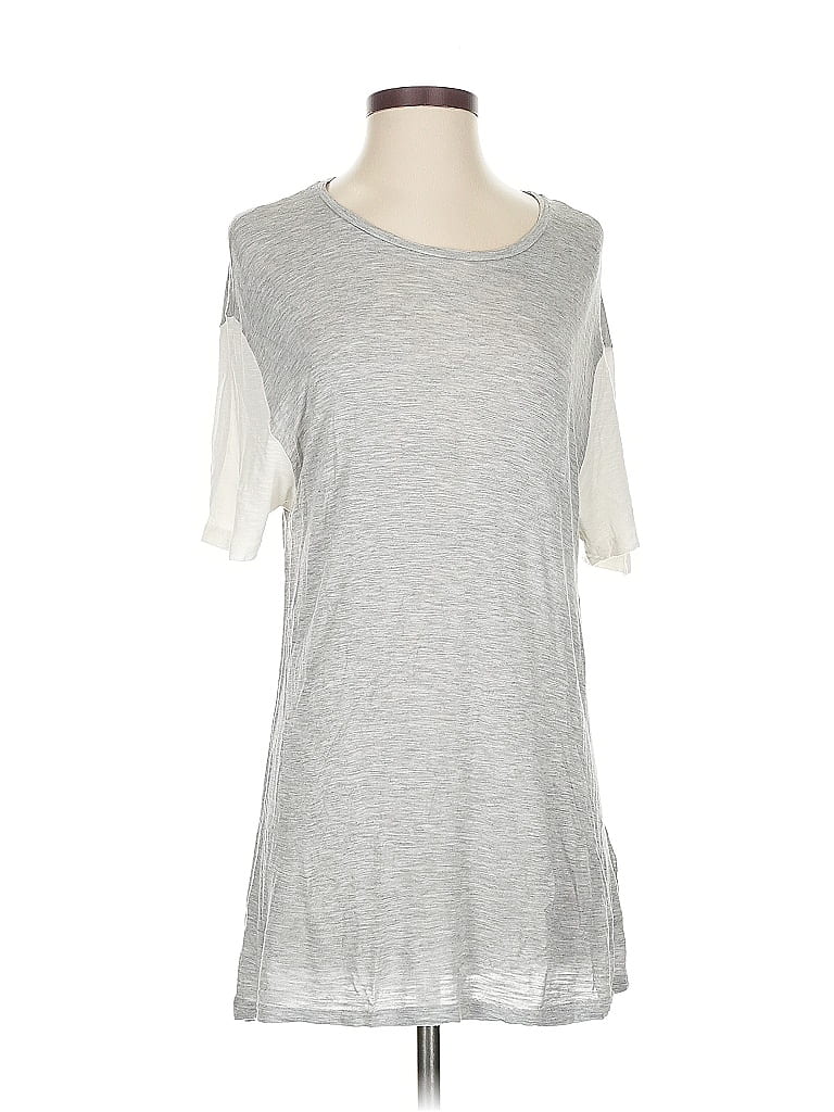 Pre-owned Allsaints Short Sleeve T-shirt In Gray