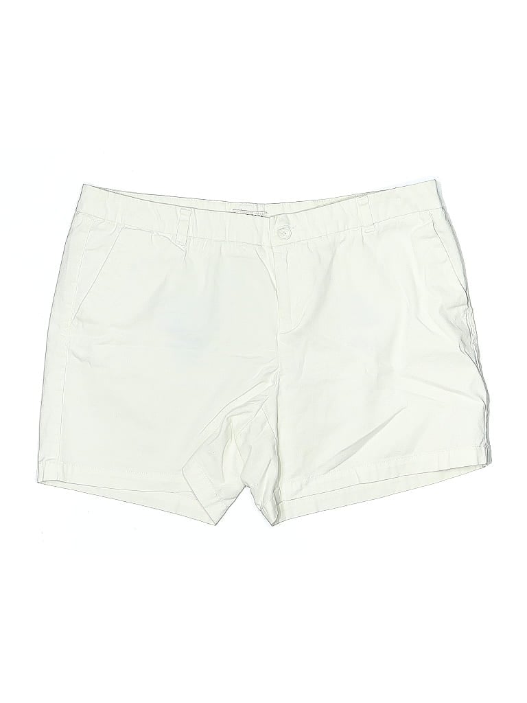 Pre-owned Merona Khaki Shorts In White