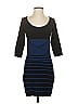 Max Studio Stripes Black Casual Dress Size S - photo 1