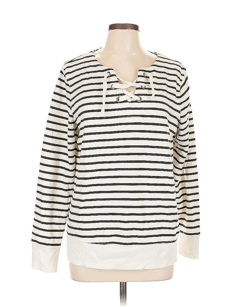 Pre-owned Old Navy Pullover Sweater In White