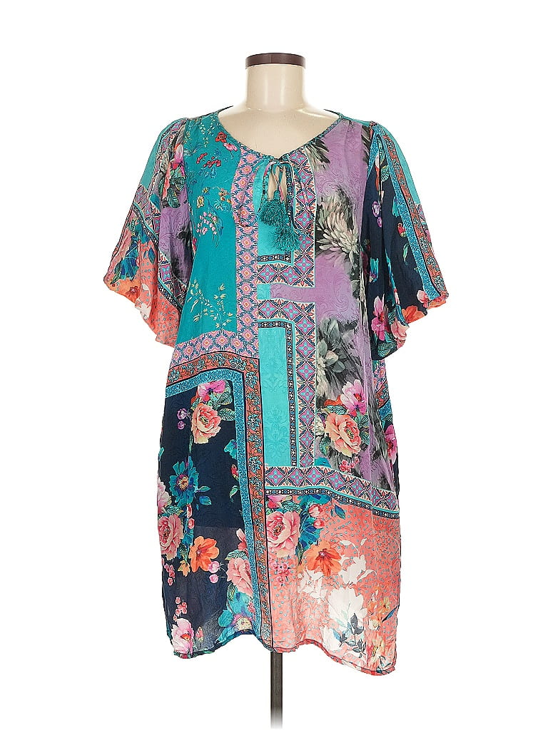 Pre-owned Tolani Casual Dress In Blue