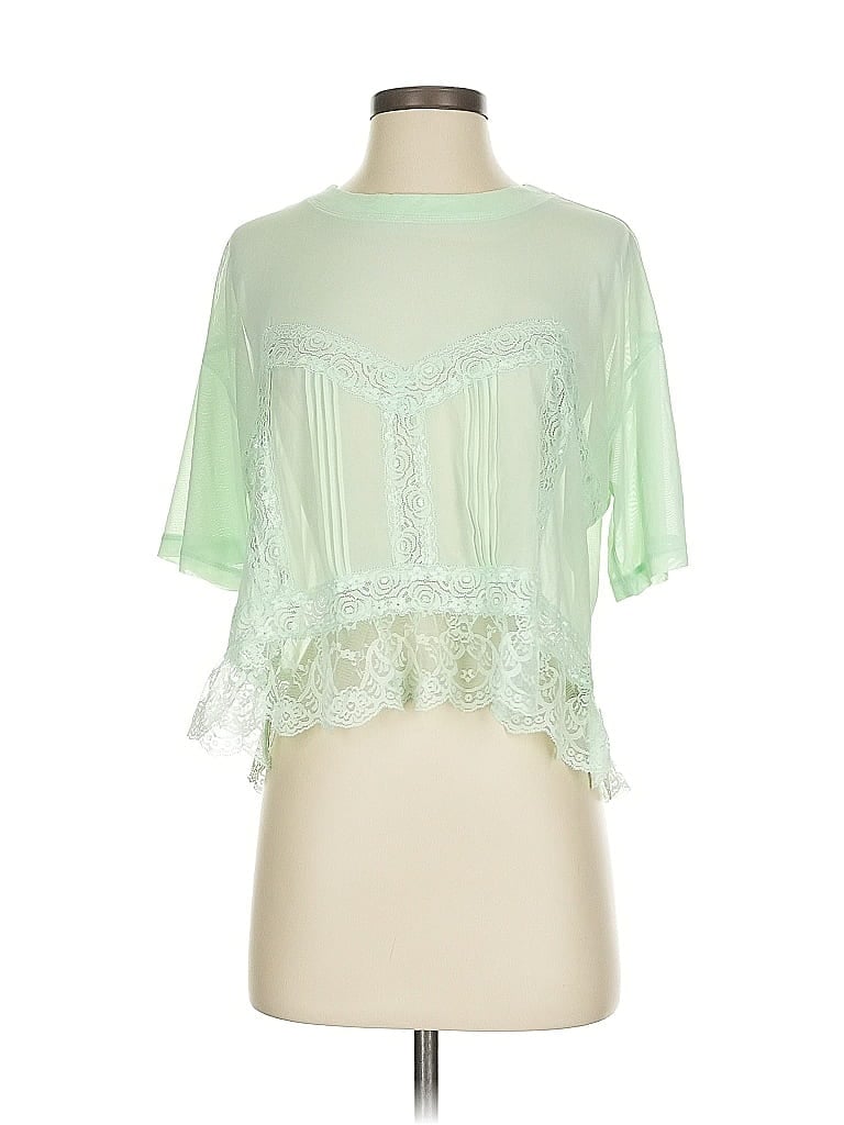 Pre-owned Left Coast By Dolan Short Sleeve T-shirt In Green