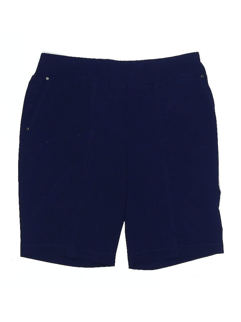 Pre-owned Zenergy By Chico's Athletic Shorts In Blue