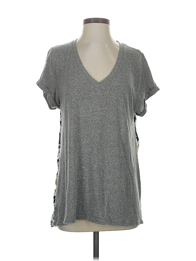 Pre-owned T.la Short Sleeve T-shirt In Gray