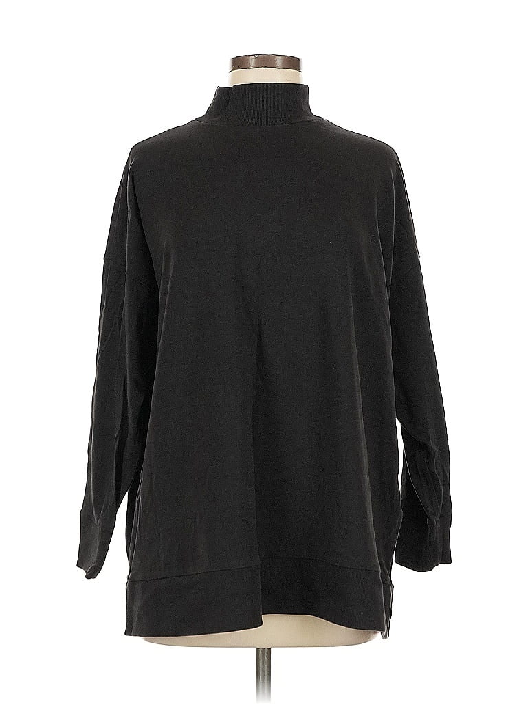 EILEEN FISHER Pre-owned Turtleneck Sweater In Black