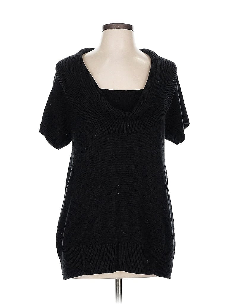 Pre-owned Coldwater Creek Sweater Vest In Black