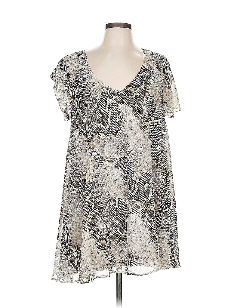 Pre-owned Show Me Your Mumu Cocktail Dress In Gray