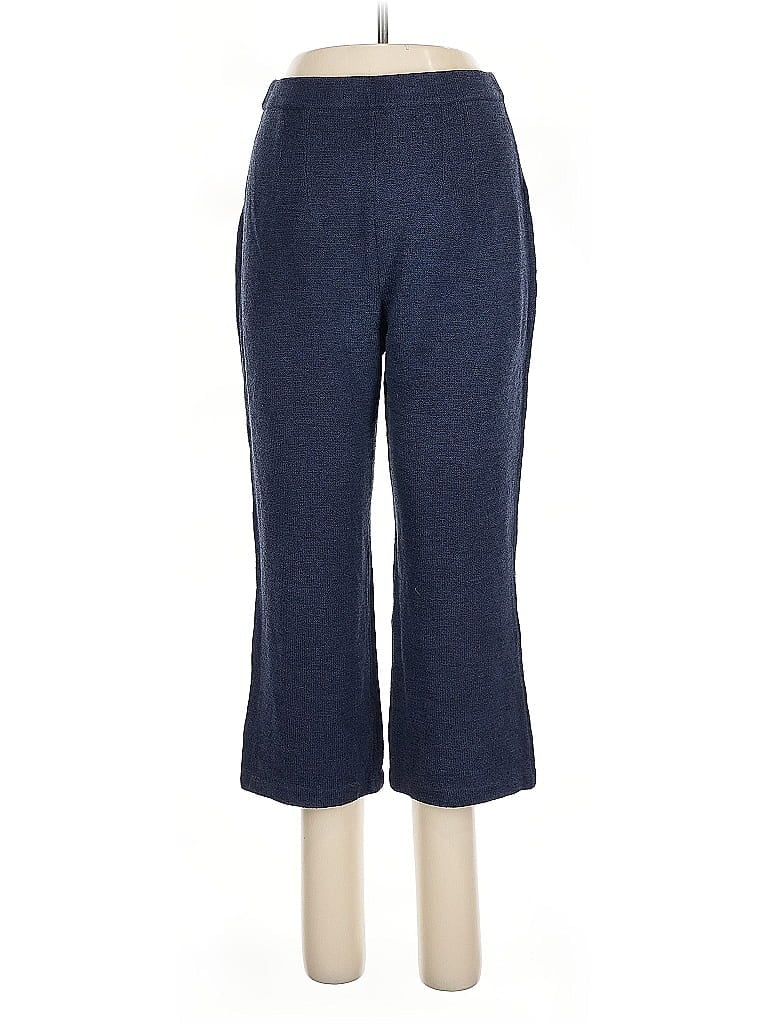 Pre-owned St. John Collection By Marie Gray Wool Pants In Blue