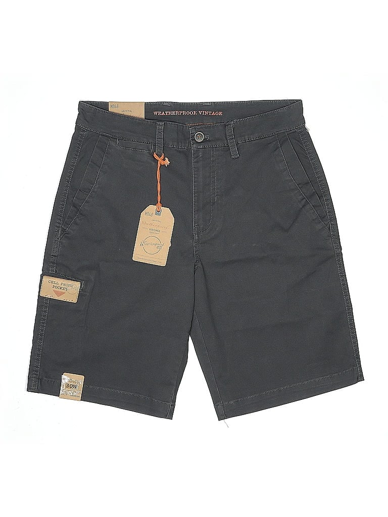 Weatherproof Cargo Shorts In Gray