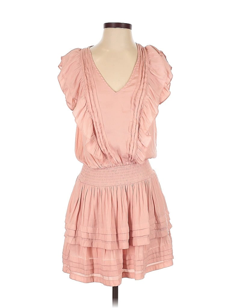 Pre-owned Mustard Seed Romper In Pink