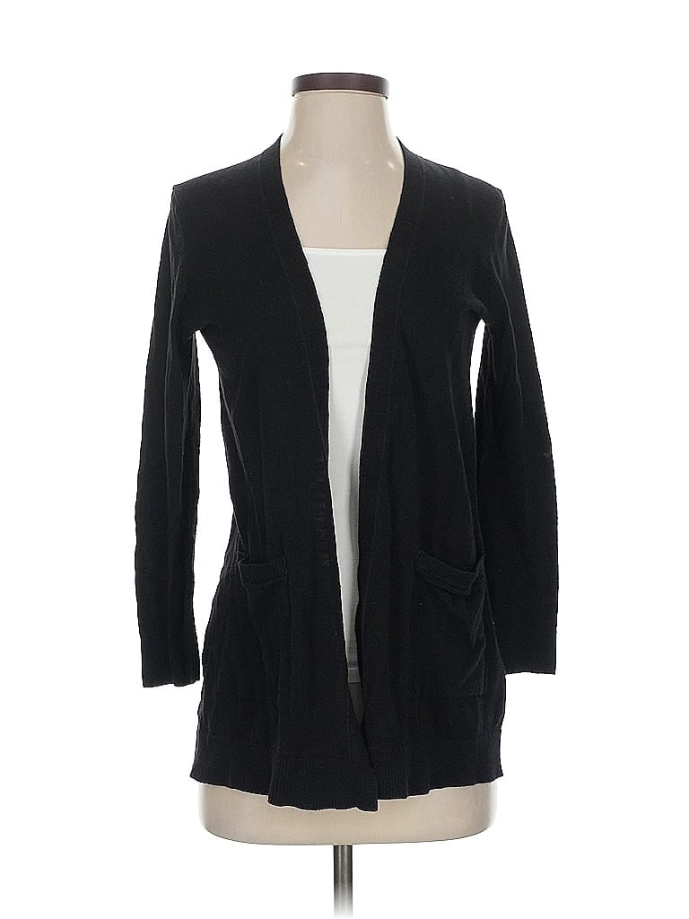 Pre-owned J.crew Factory Store Cardigan Sweater In Black