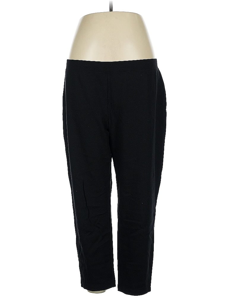 Pre-owned Eileen Fisher Active Pants In Black