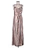 Morgan & Co. Metallic Silver Pink Cocktail Dress Size 12 - photo 1