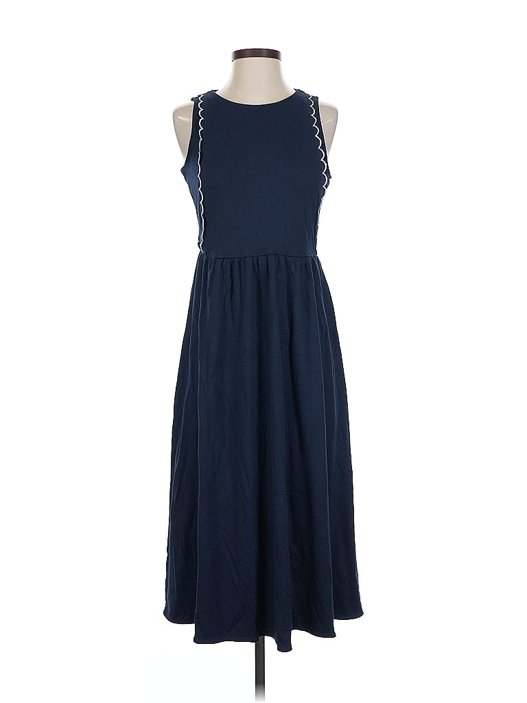 Pre-owned Ann Taylor Factory Casual Dress In Blue