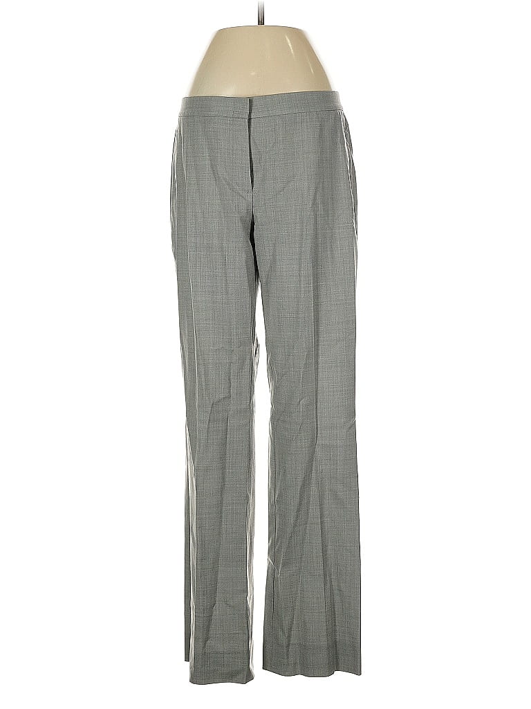 Pre-owned Theory Wool Pants In Gray