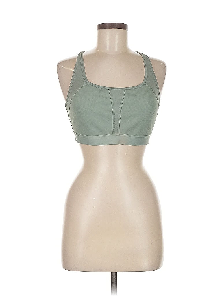 Pre-owned Gap Fit Tank Top Green Halter Neckline Tops