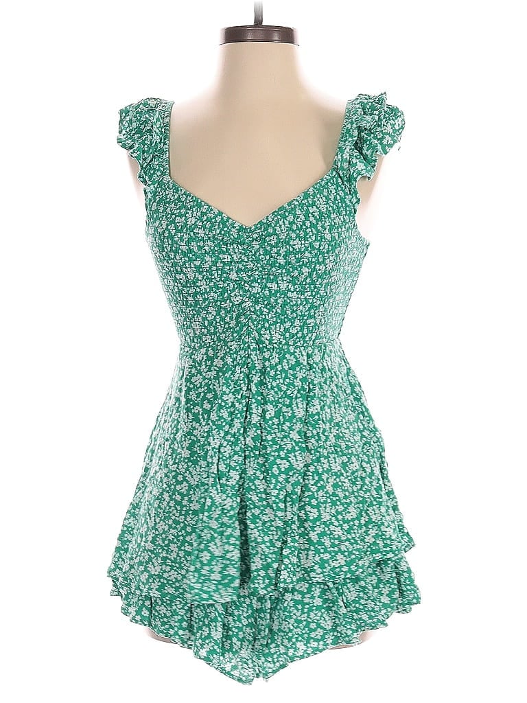 Pre-owned Altar'd State Romper In Green