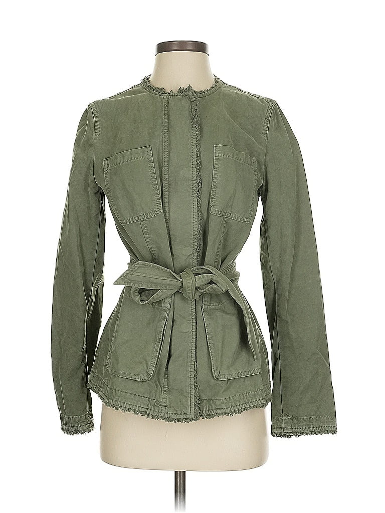 Pre-owned Banana Republic Jacket In Green