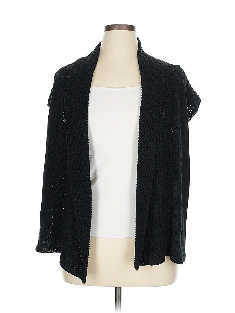 Pre-owned Inc International Concepts Kimono In Black