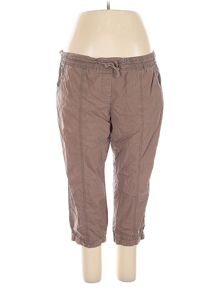 Pre-owned New York And Company Casual Pants In Brown
