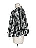 Larry Levine 100% Acrylic Plaid Checkered-gingham Black 3/4 Sleeve Blouse Size 12 - photo 5