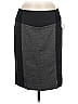 Halogen Solid Gray Casual Skirt Size 6 (petite) - photo 1