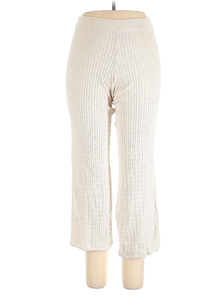 Pre-owned H&m Casual Pants In White
