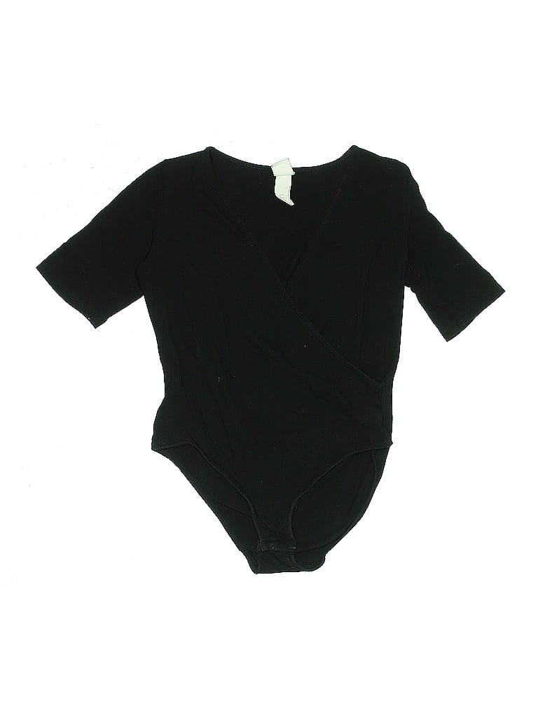 Pre-owned H&m Bodysuit In Black