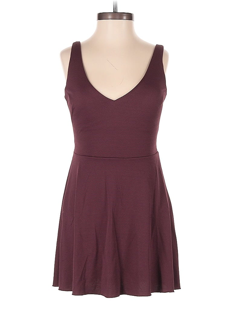 Pre-owned Spanx Romper In Burgundy