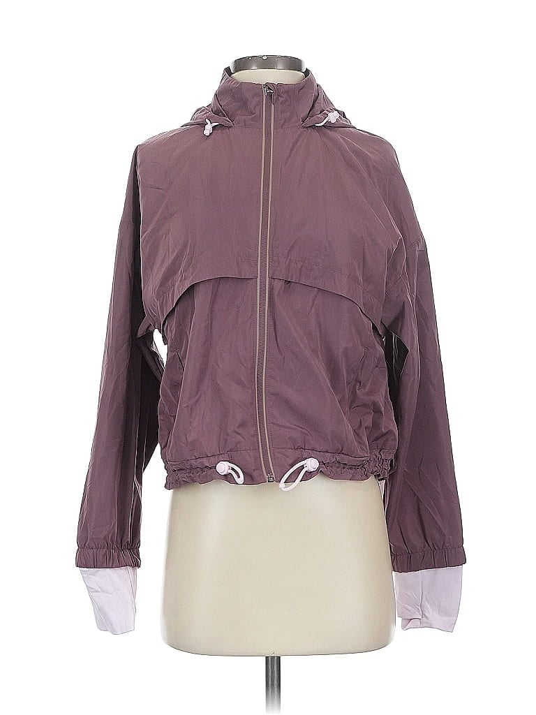 Pre-owned Calia Windbreaker Jacket In Purple