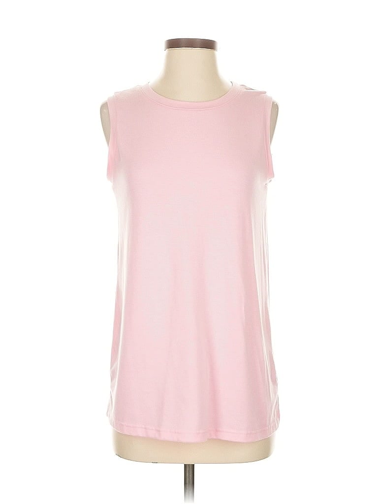 Pre-owned Unbranded Sleeveless T-shirt In Pink