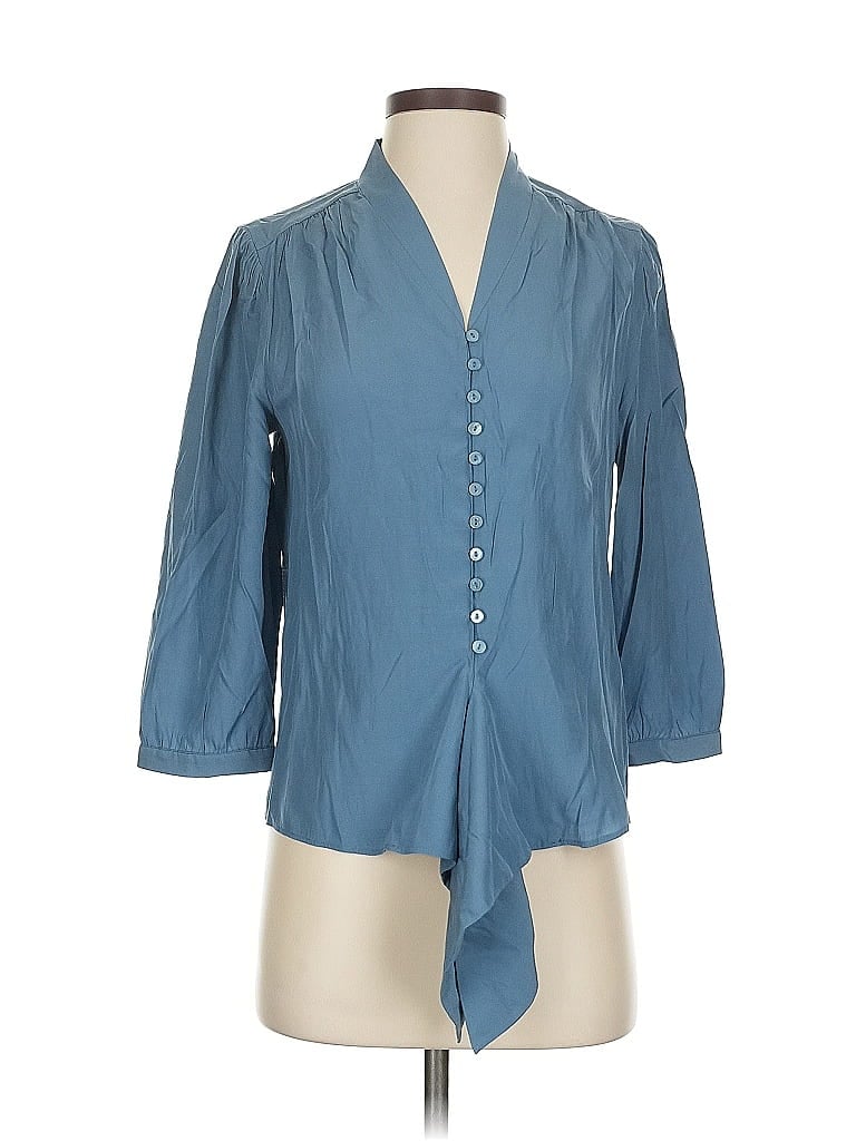 Click to view more detailed imagery on our partner's website Pre-owned Assorted Brands 3/4 Sleeve Blouse In Blue