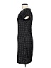 The Limited 100% Polyester Houndstooth Black Casual Dress Size 10 - photo 5