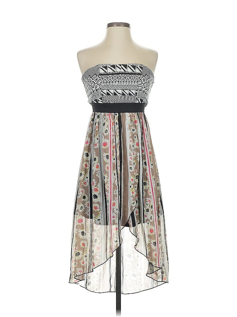 Pre-owned Xhilaration Cocktail Dress In Gray