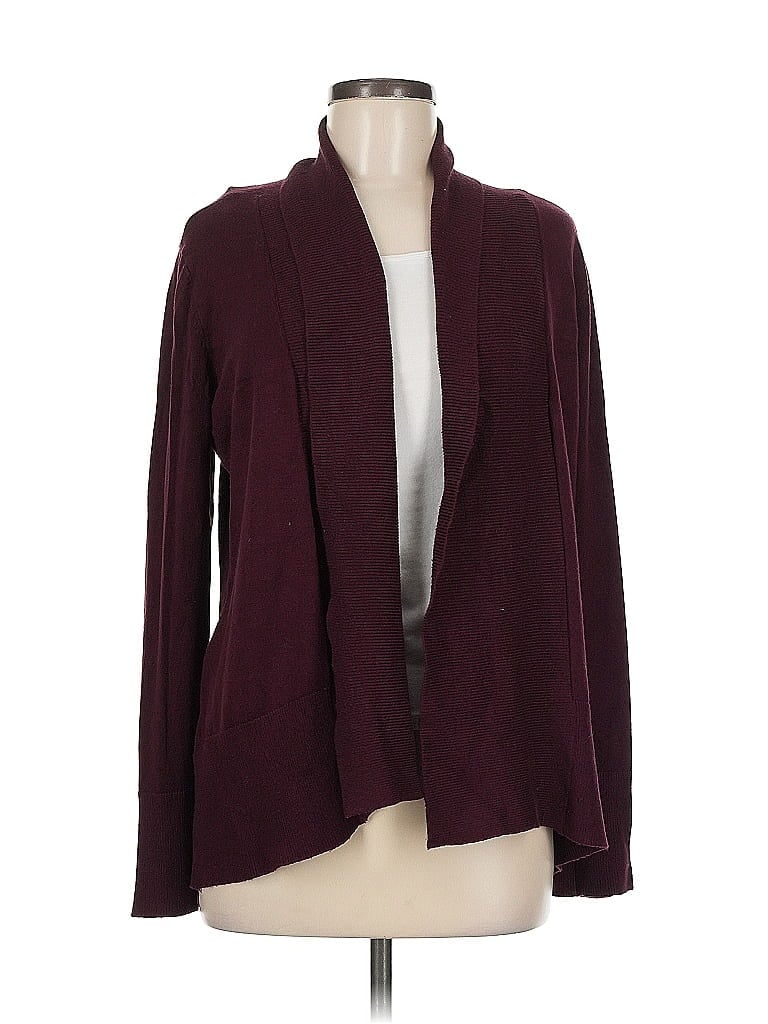 Click to view more detailed imagery on our partner's website Pre-owned Lety & Me Cardigan Sweater In Burgundy