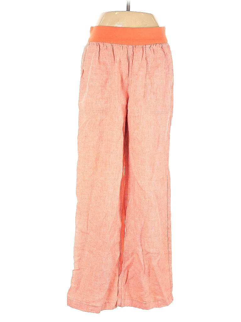 Pre-owned Lands' End Casual Pants In Orange