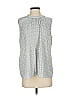 Adrianna Papell 100% Polyester Silver Sleeveless Blouse Size S - photo 1
