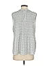 Adrianna Papell 100% Polyester Silver Sleeveless Blouse Size S - photo 2