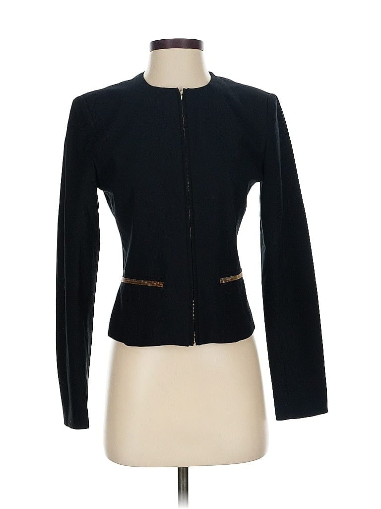 Pre-owned Zara Basic Jacket In Black